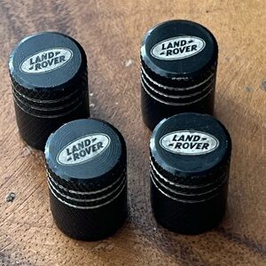 Land Rover Black Tire Valve Caps